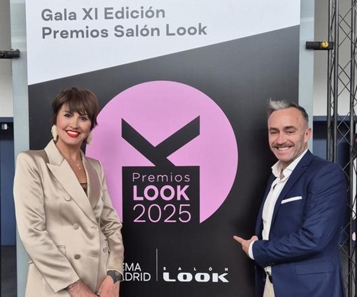Laura Armendáriz y Pedro Cavielles en la gala de los Premios Salón Look Internacinal 2025.