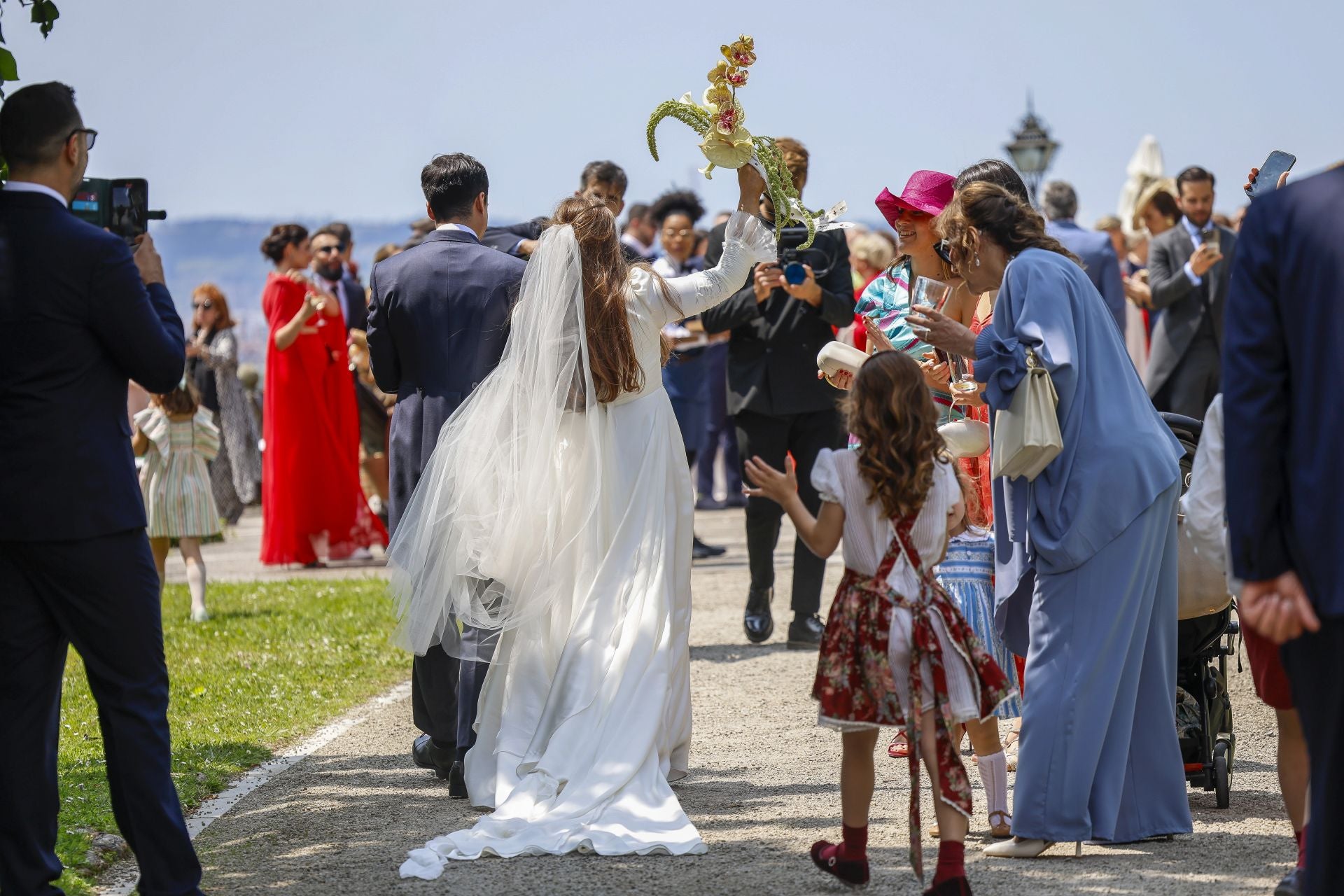 Una boda celebrada en Gijón y dos enamorados de la ciudad