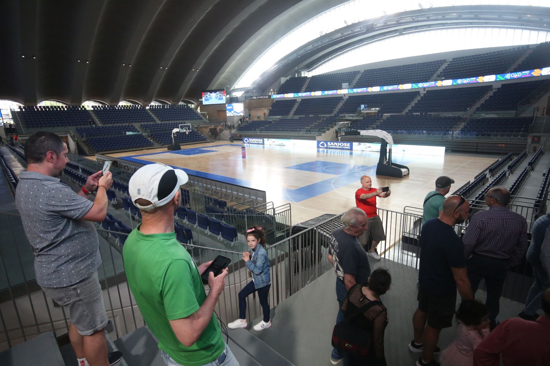 El Palacio de los Deportes de Oviedo, al descubierto: así fue la jornada de puertas abiertas