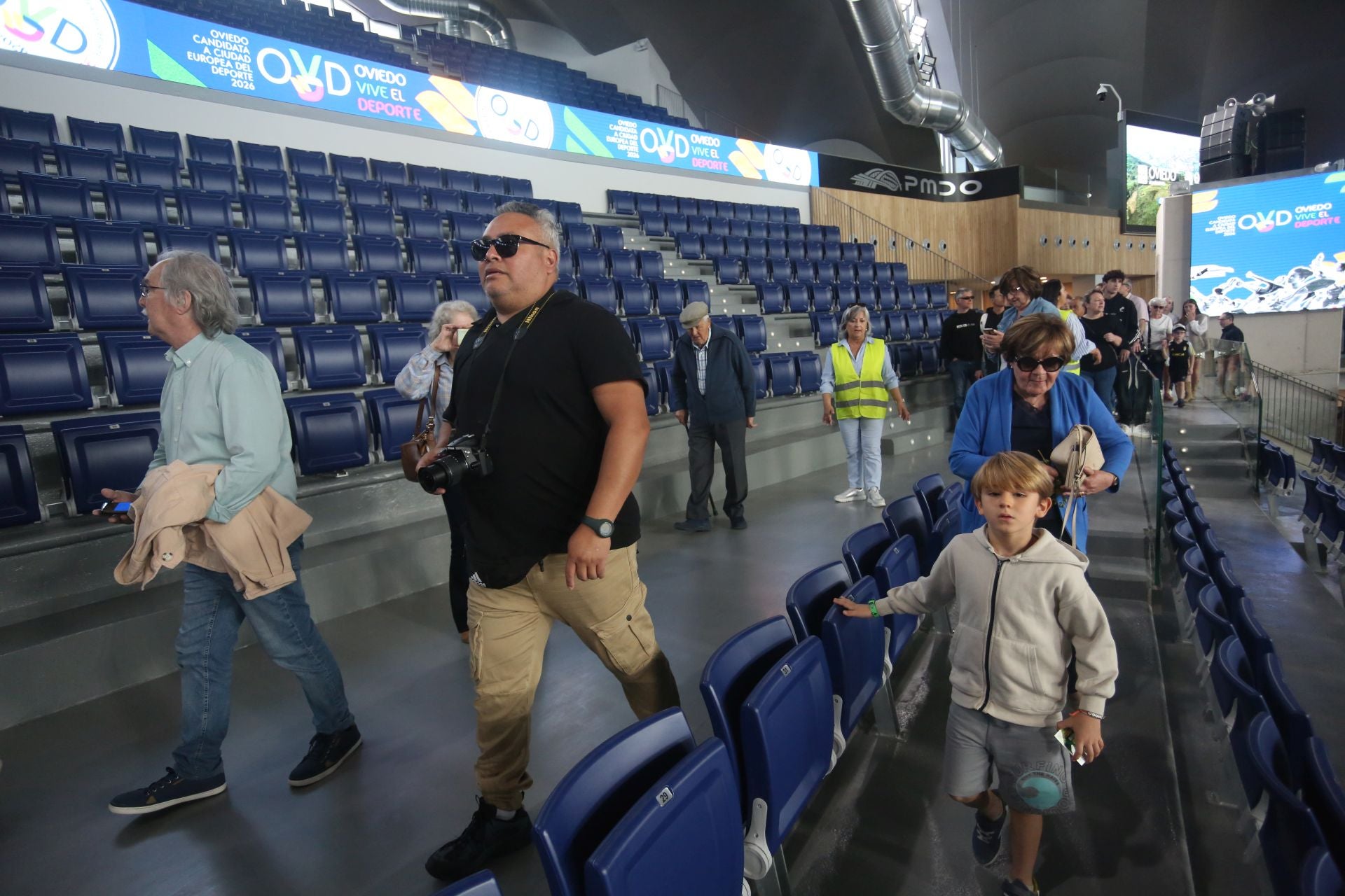 El Palacio de los Deportes de Oviedo, al descubierto: así fue la jornada de puertas abiertas