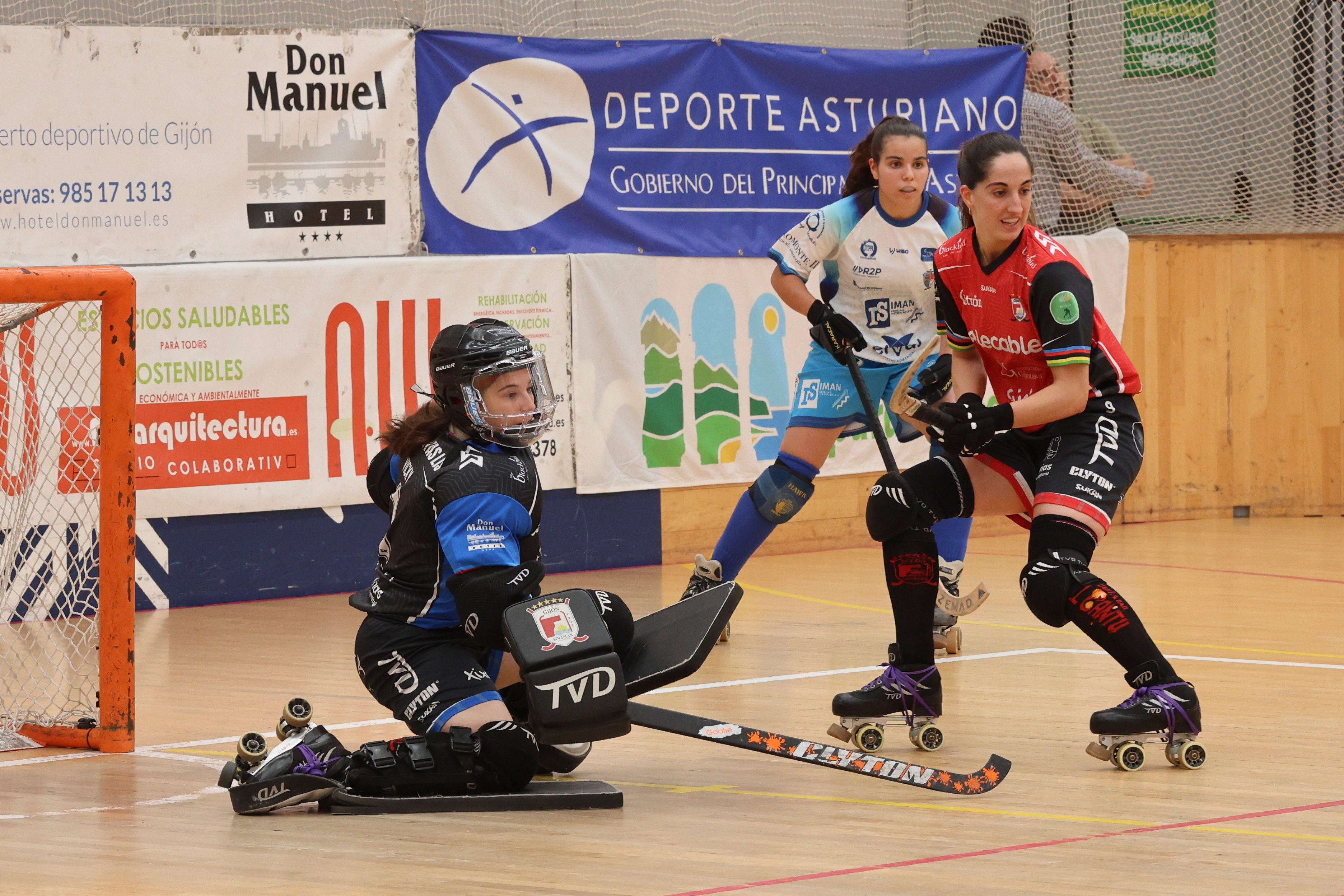 Entre la alegría y el llanto: las imágenes del último partido del Telecable Hockey