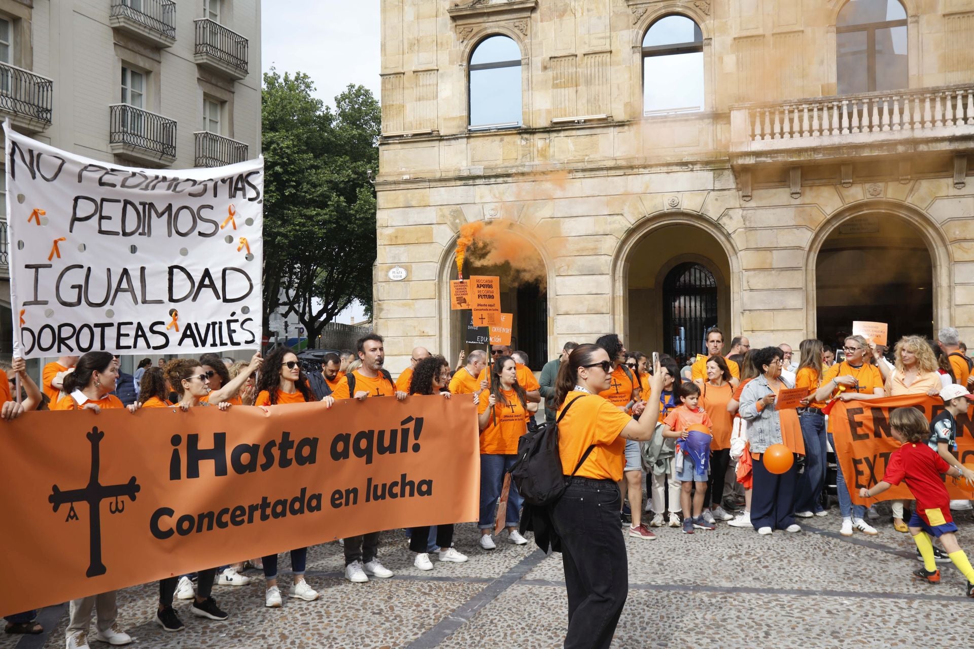 La escuela concertada alza la voz en Gijón: «¡Hasta aquí!»