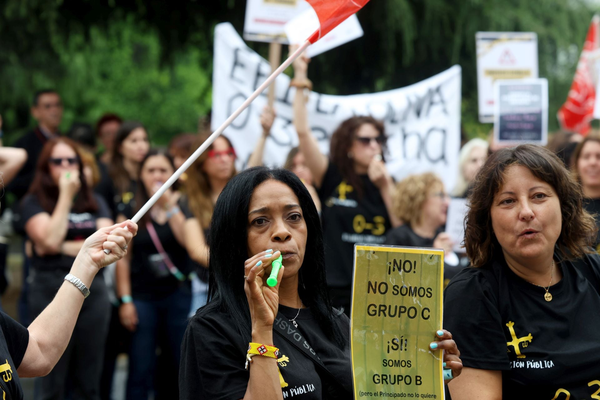Las escuelas infantiles asturianas, también en lucha: así ha sido su protesta
