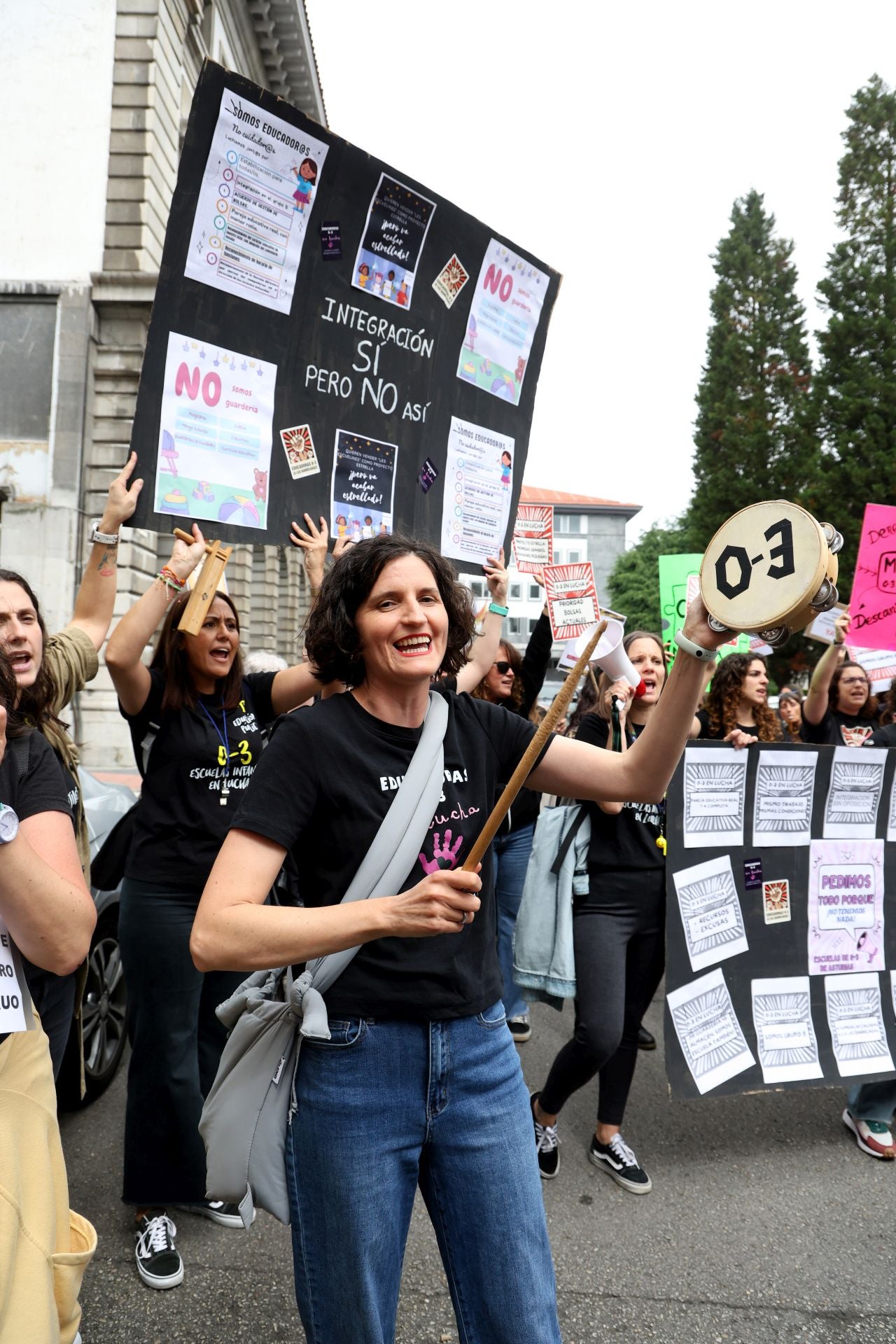 Las escuelas infantiles asturianas, también en lucha: así ha sido su protesta