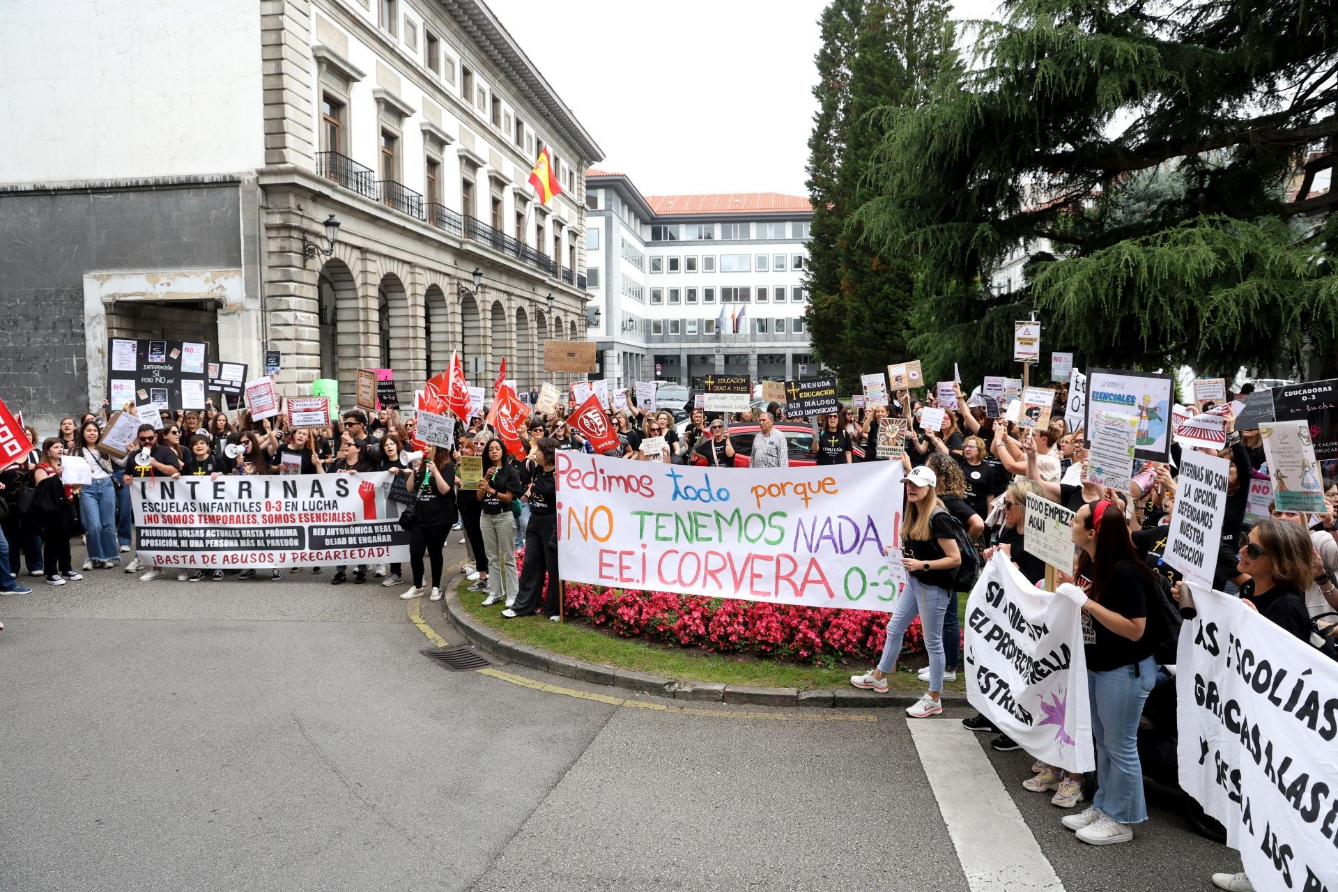 Las escuelas infantiles asturianas, también en lucha: así ha sido su protesta