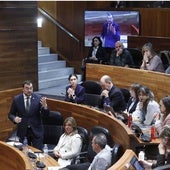 El Presidente del Principado, Adrián Barbón, interviene en la Junta General
