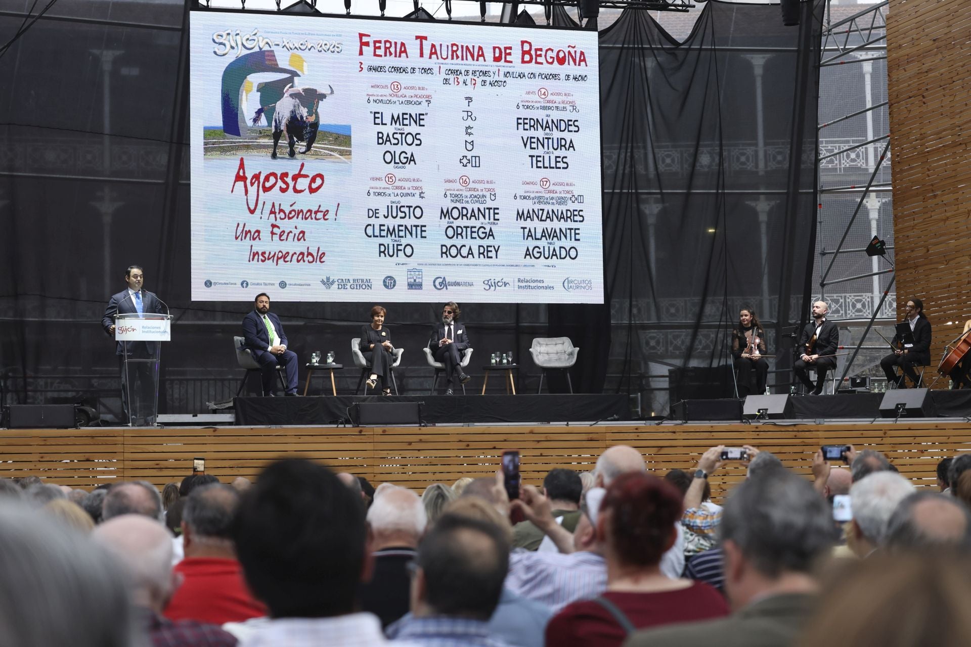 El cartel de la Feria de Begoña de Gijón ya tiene nombres