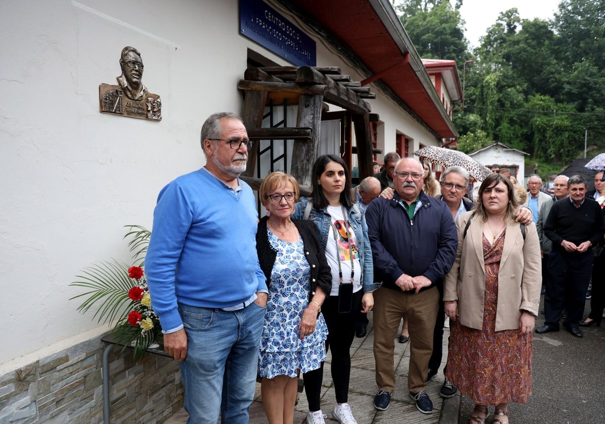 Un momento del homenaje a Francisco Torre.