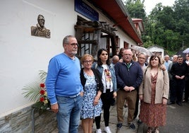 Un momento del homenaje a Francisco Torre.