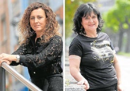 Belén Ordiz y Élida Vázquez, presidentas, respectivamente, de los comités de empresa del ERA y de la Consejería de Derechos Sociales y Bienestar.