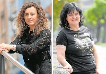 Belén Ordiz y Élida Vázquez, presidentas, respectivamente, de los comités de empresa del ERA y de la Consejería de Derechos Sociales y Bienestar.