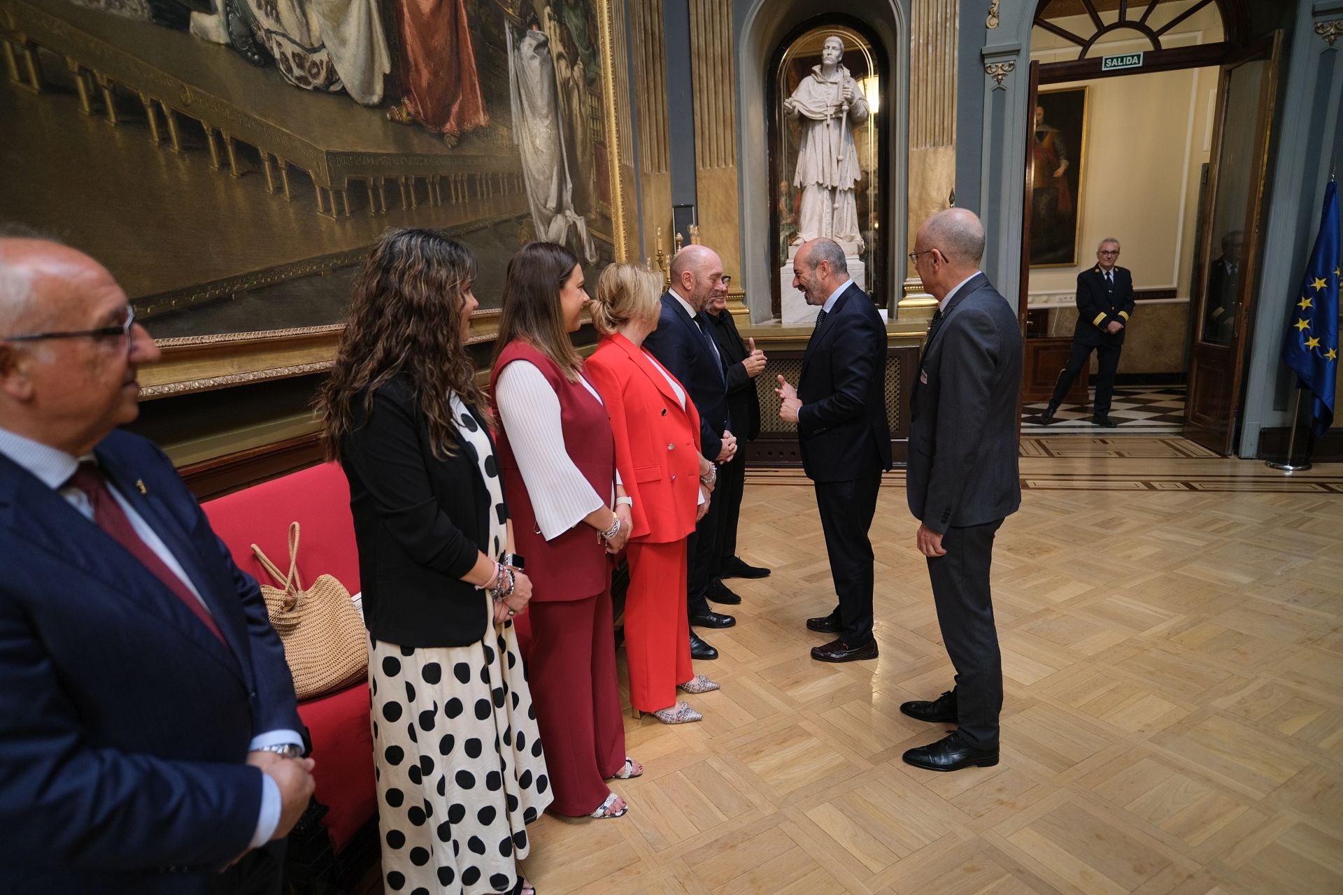Los estudiantes del occidente asturiano visitan el Senado