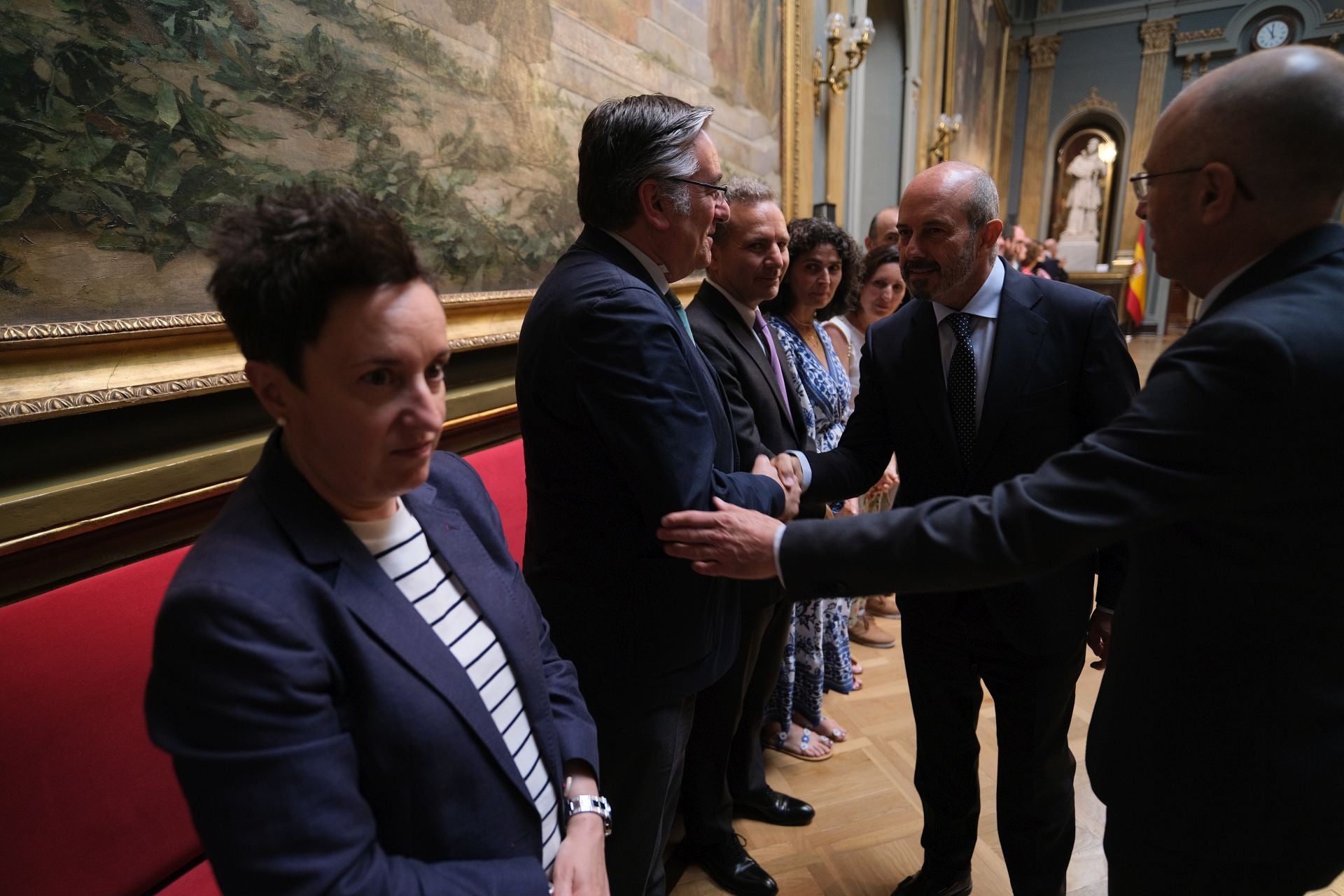 Los estudiantes del occidente asturiano visitan el Senado