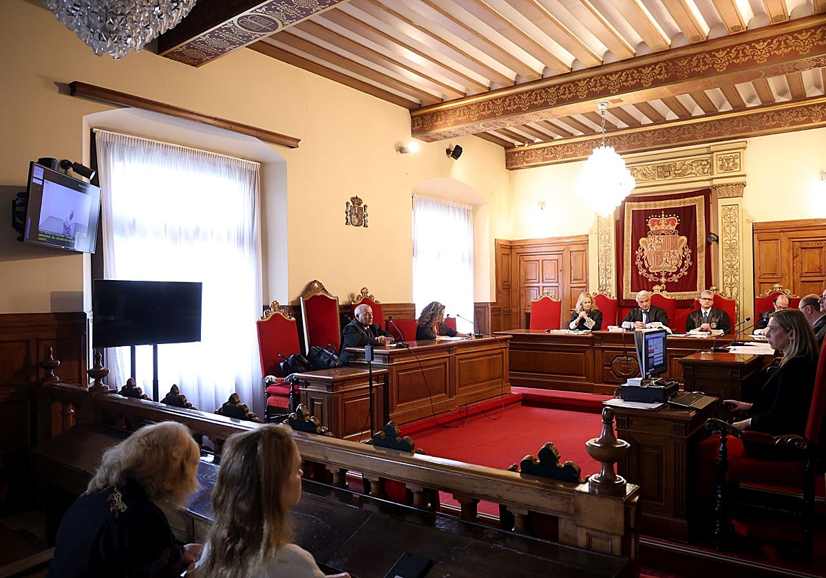 Vista de apelación por el 'crimen de la inmobiliaria' celebrada en el TSJA, en Oviedo.