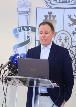 Imagen - Ángel J. Gómez, durante la presentación de las previsiones de la Aemet para el verano en Asturias.