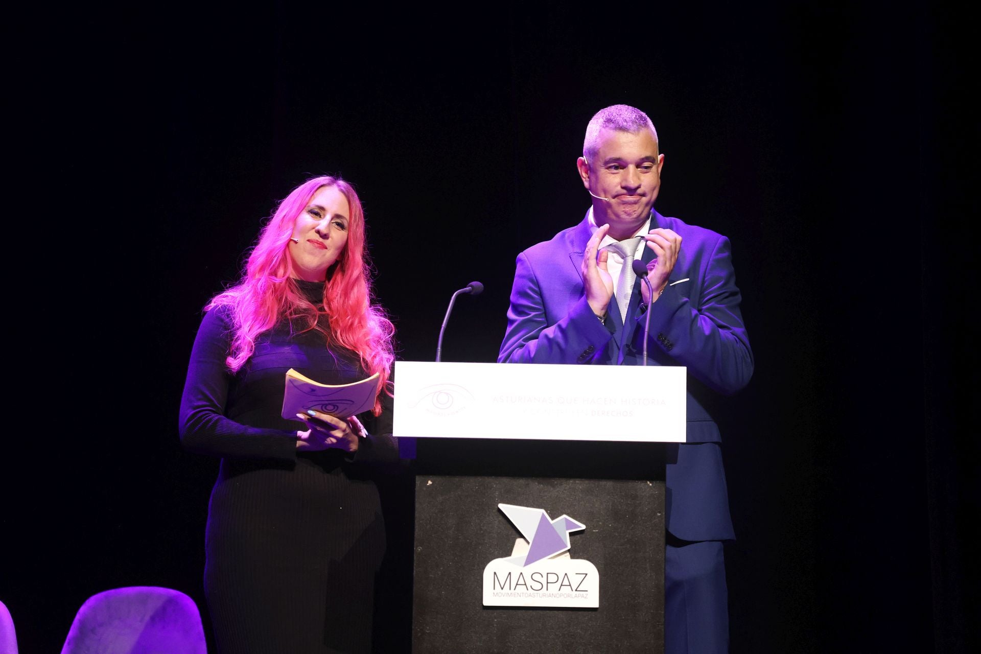 Entrega de premios Miradas Violetas