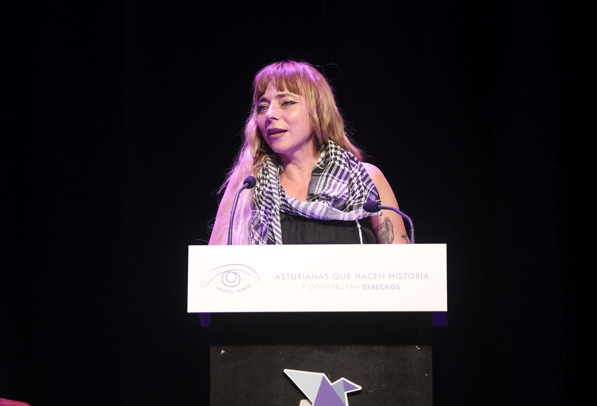 Entrega de premios Miradas Violetas
