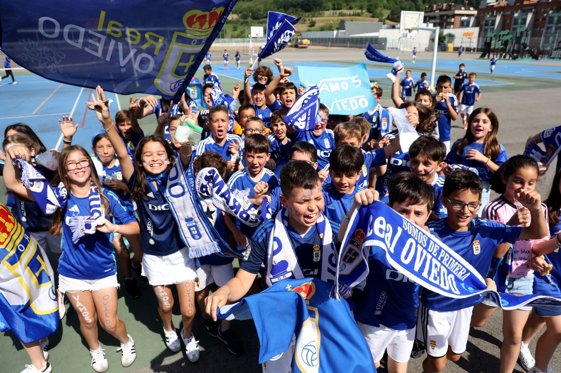 Los escolares creen en el ascenso del Real Oviedo
