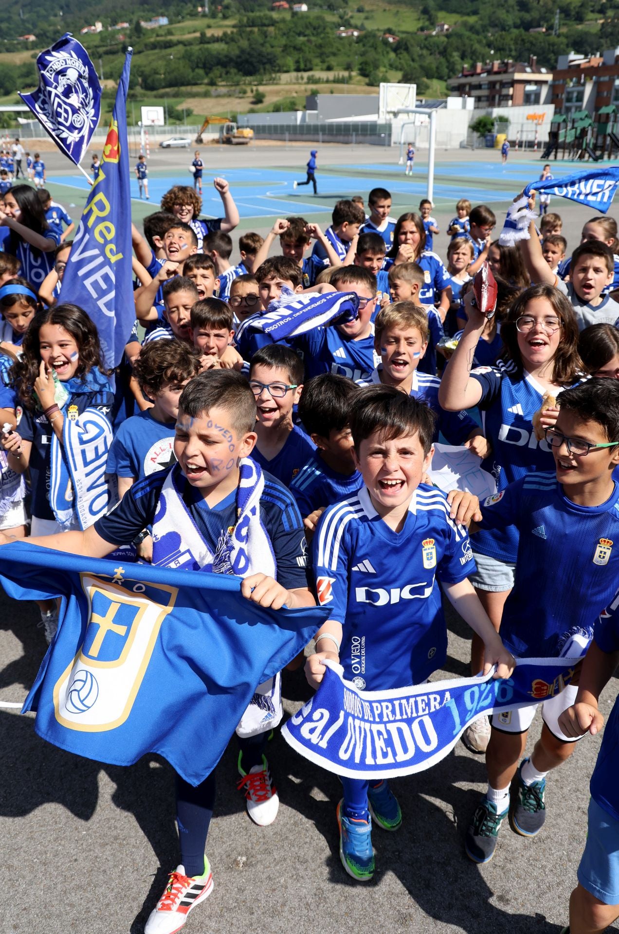 Los escolares creen en el ascenso del Real Oviedo