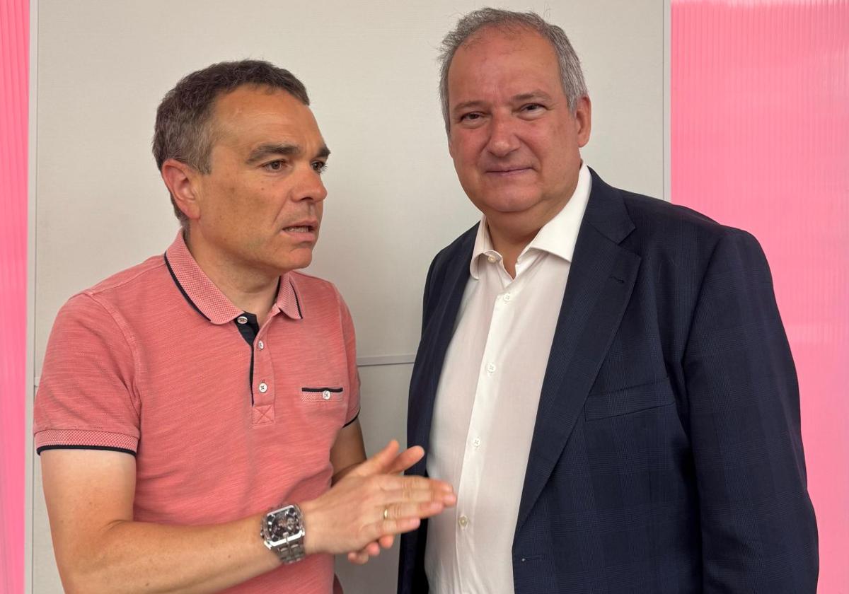 Iván Fernández y Jordi Hereu