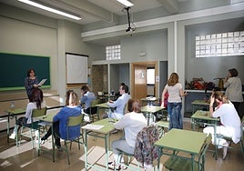 Profesores participantes en una oposicion.