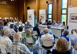 Acto de presentación de la nueva muestra del Museo del Oriente de Asturias.