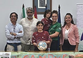 'Cheza', en la presentación del campus 'Más que futbolista'.