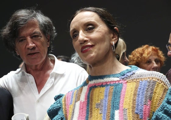 Carlos López Otín y Luz Casal, en la pasada entrega de los Premios EL COMERCIO.