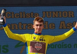 Noval, en una de las carreras que ganó este año.