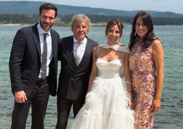 El piragüista olímpico Saúl Craviotto compartió una instantánea de la boda.