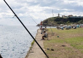 Imagen de archivo de pescadores en San Juan.