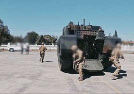 Vehículo Ascod durante las pruebas del ejército portugués.