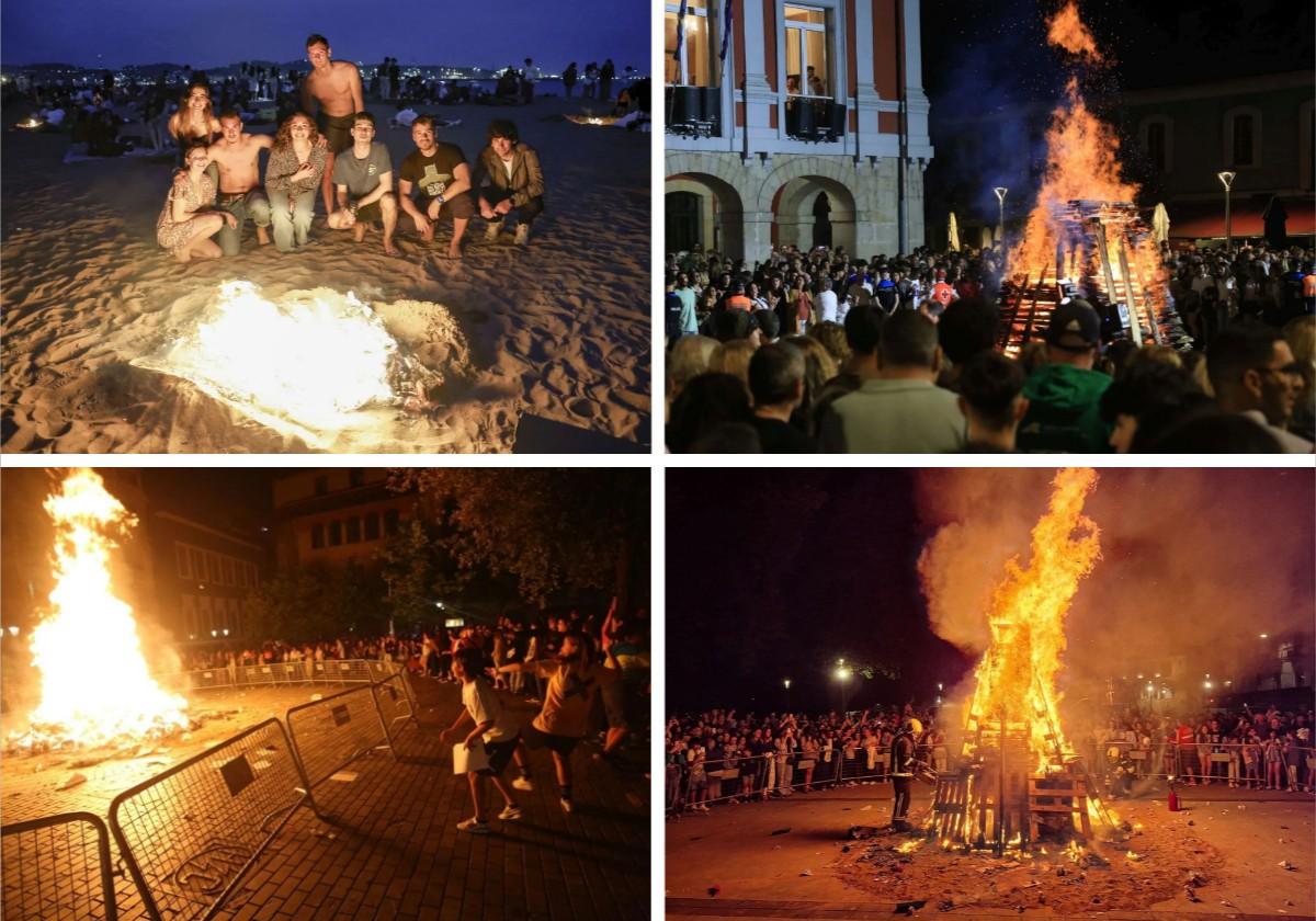Celebraciones de San Juan en Gijón, Mieres, Oviedo y Avilés.