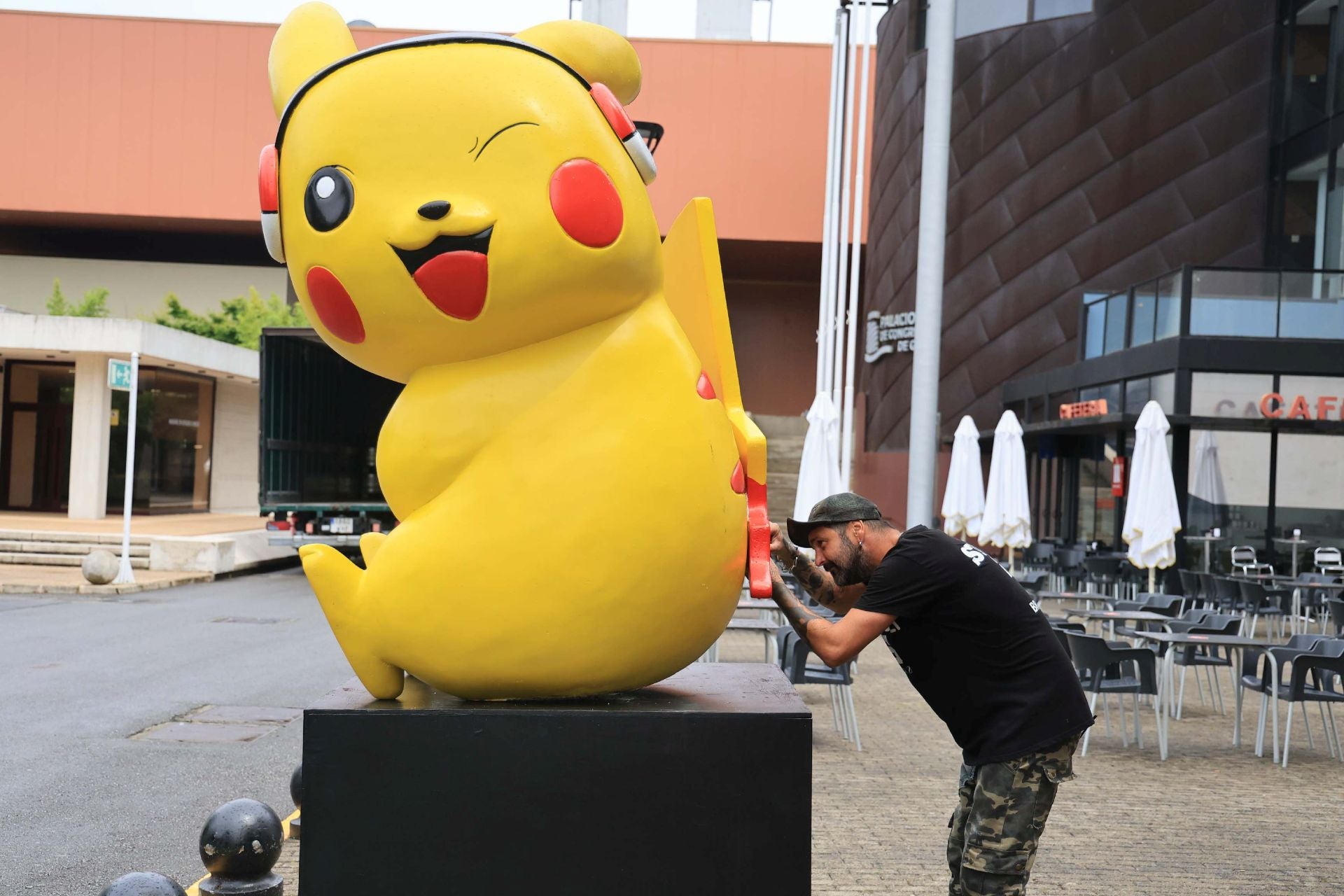 Así se prepara el festival Metrópoli de Gijón