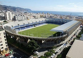El estadio Heliodoro Rodríguez López, con capacidad para 23.000 espectadores, feudo del Tenerife.
