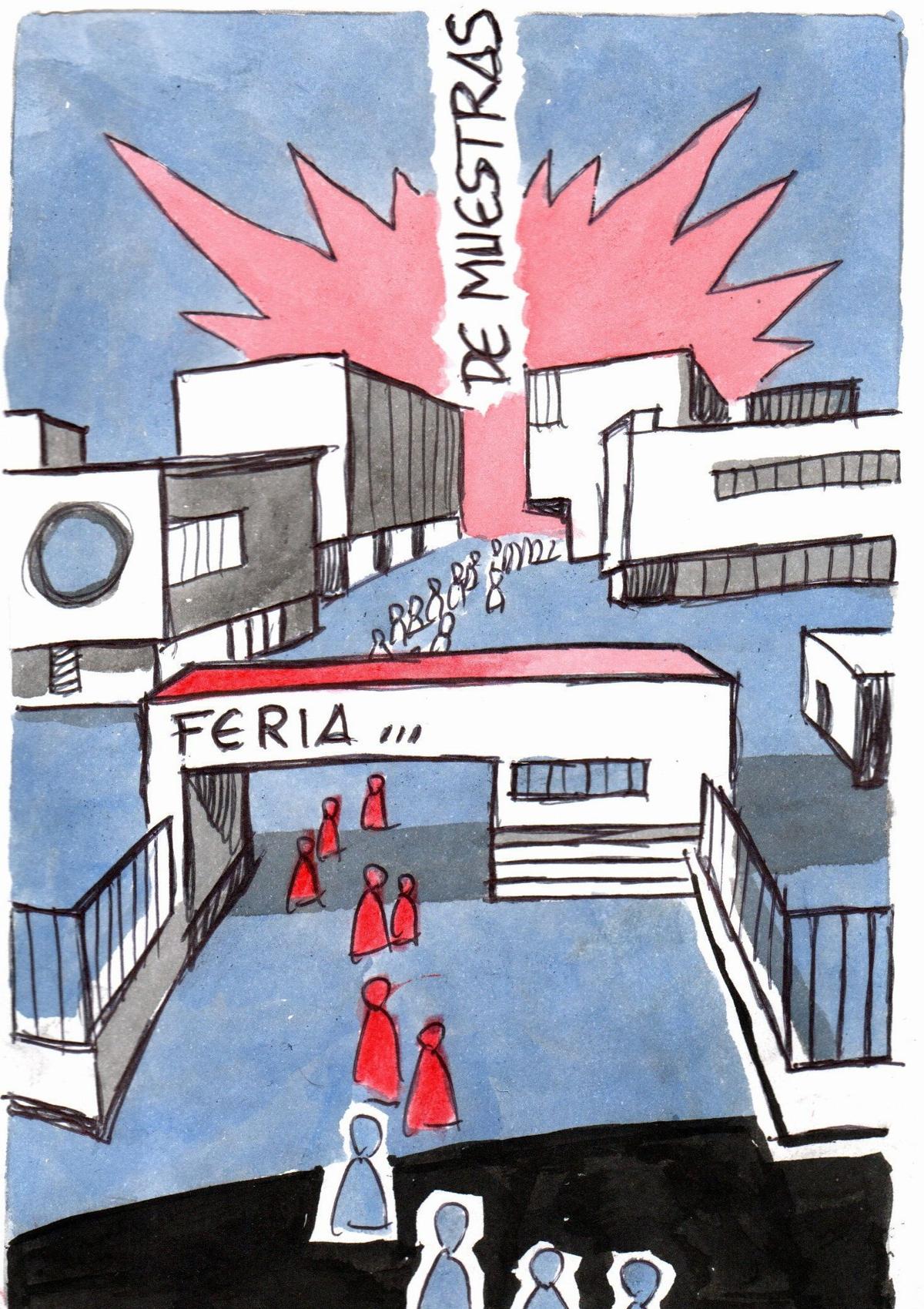 El vial de la Feria de Muestras, en el olvido