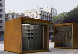 La playa de San Lorenzo, en Gijón, gana una nueva caseta de salvamento