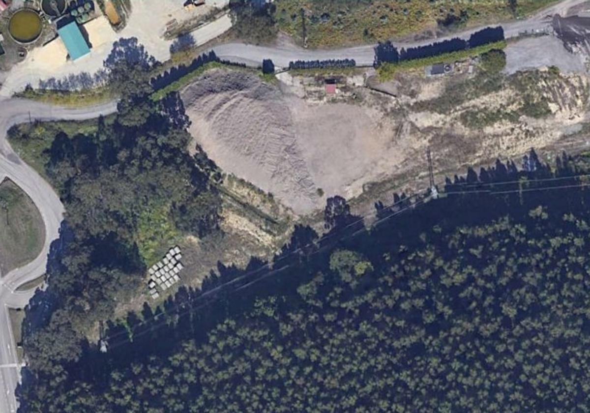 La zona en El Estrellín en la que se actuará para construir una nueva intersección y viales.