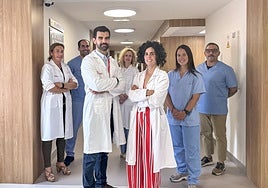 Profesionales de la unidad de Medicina del Deporte del Hospital Ribera Covadonga.