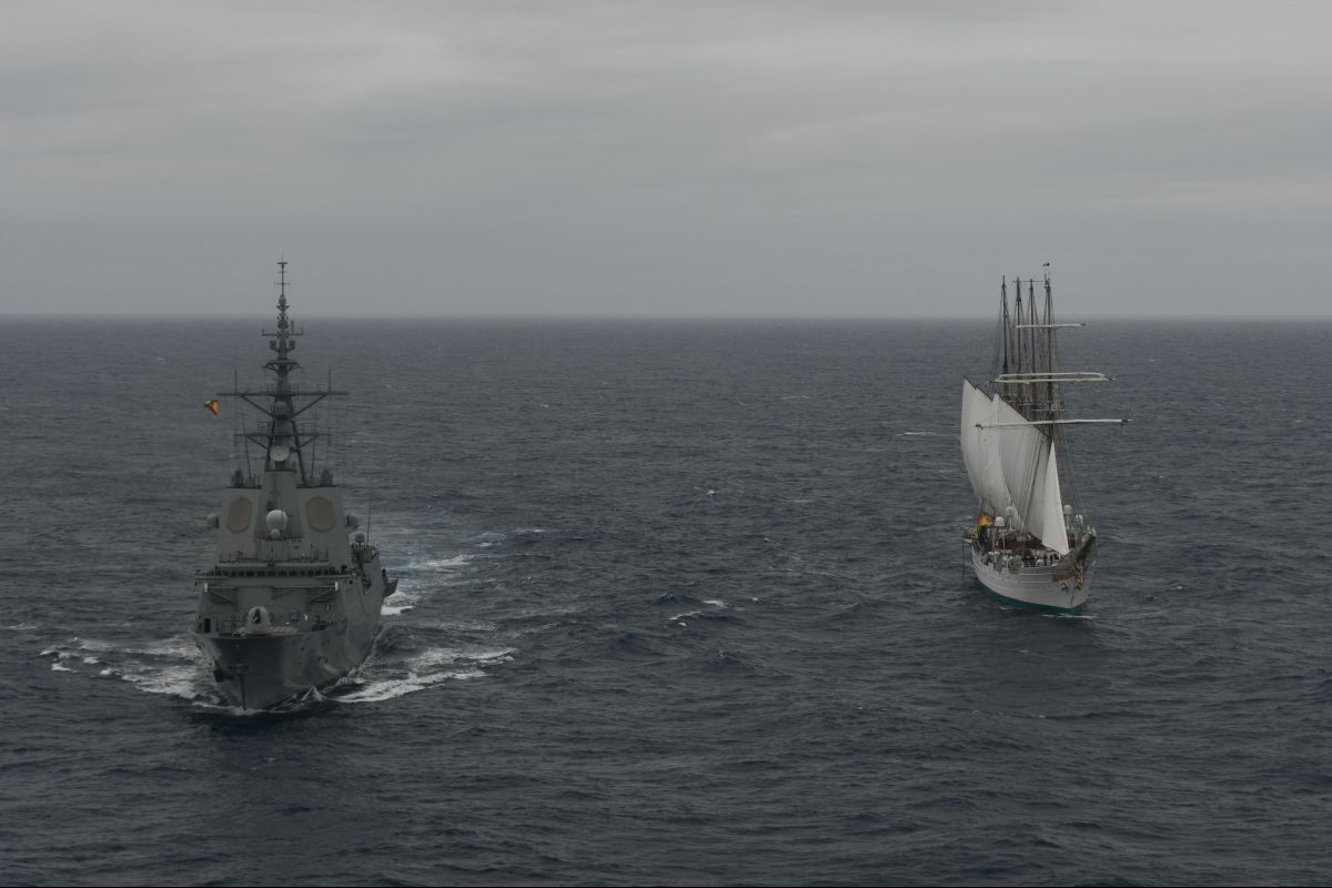 Gijón recibe a la Princesa Leonor y al 'Elcano': un día para la historia contado en imágenes