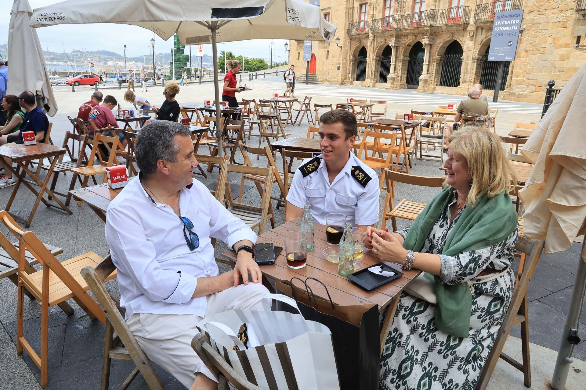 Gijón recibe a la Princesa Leonor y al &#039;Elcano&#039;: un día para la historia contado en imágenes