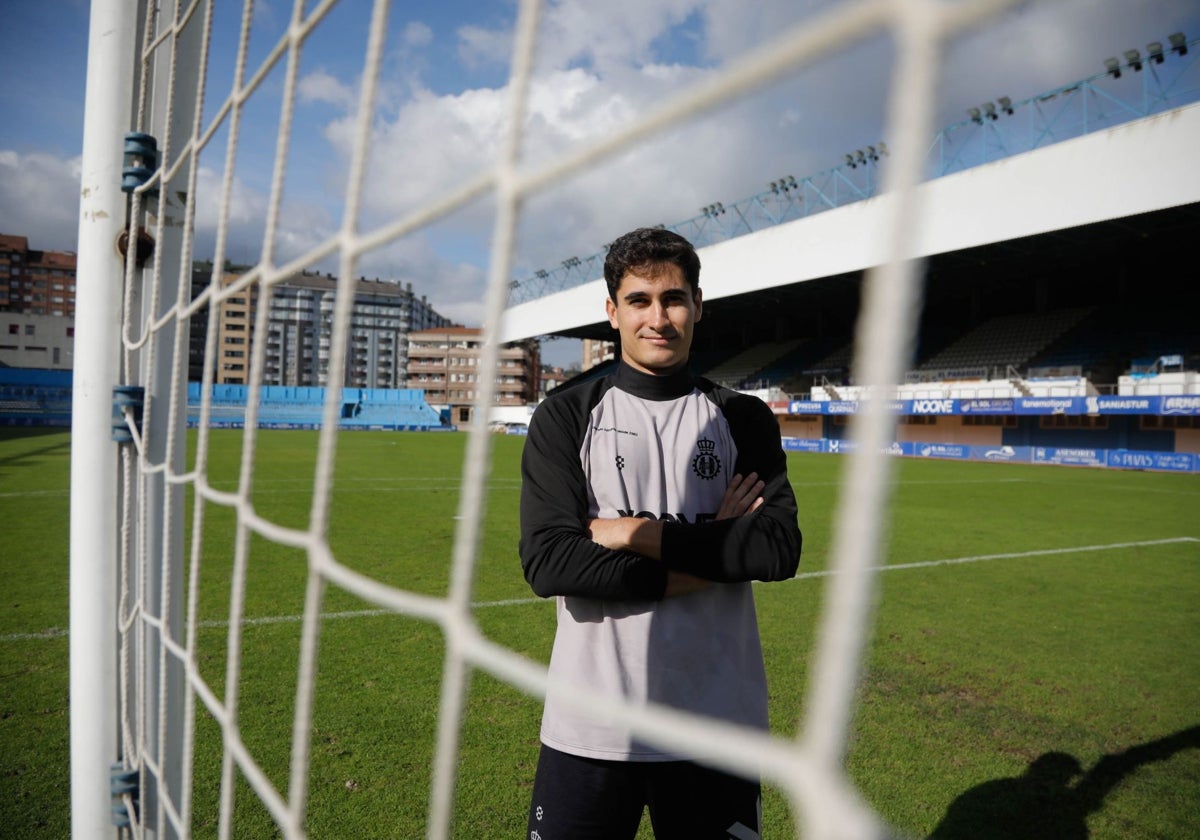 Javi Mecerreyes, en el Suárez Puerta.