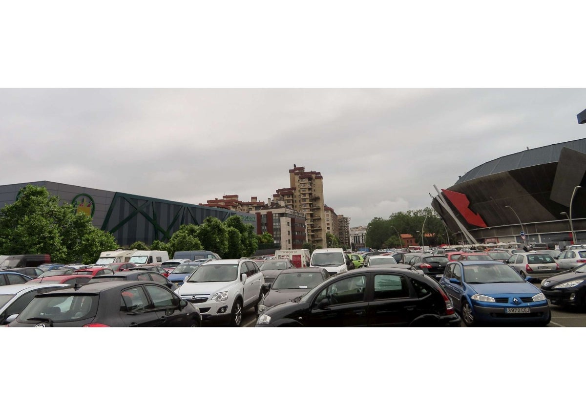 Imagen principal - Recreación de cómo va a quedar el Mercadona una vez construido en la zona de El Molinón.