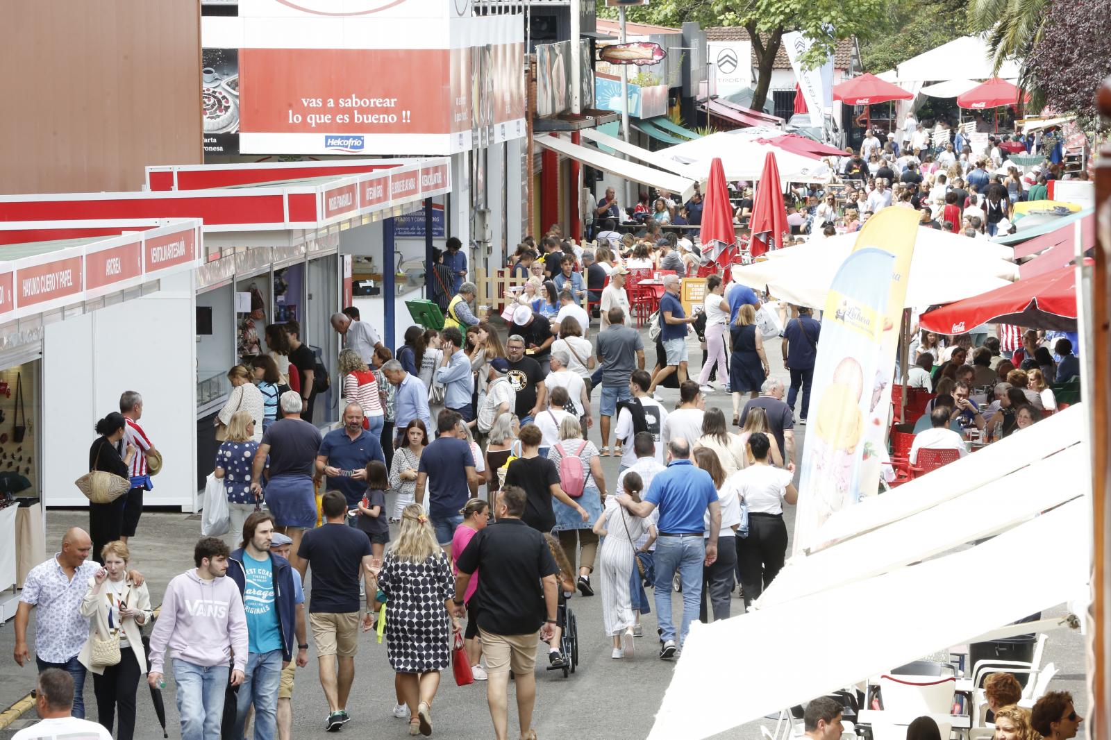 Último día de la Feria Internacional de Muestras de Asturias (Fidma) en la edición celebrada el año pasado.