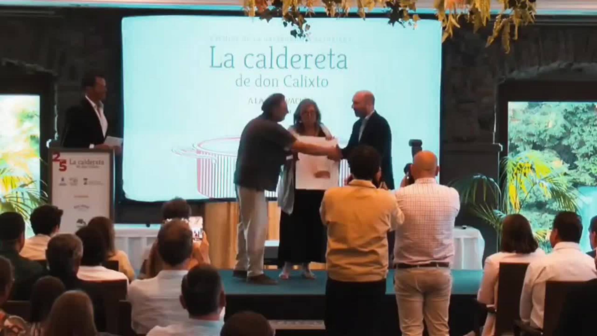 Los Manzano reciben los galardones de 'Yantar' junto a La Tabla, Pandora y Acueo