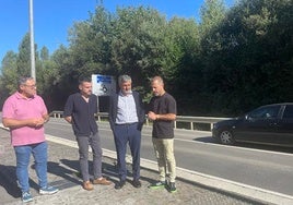 Pergentino Martínez, Jorge García, Alejandro Calvo y Ángel García