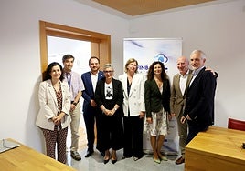 Presentación del proyecto 'FINBA Data Trust' en el salón de actos del Instituto Nacional de Silicosis.