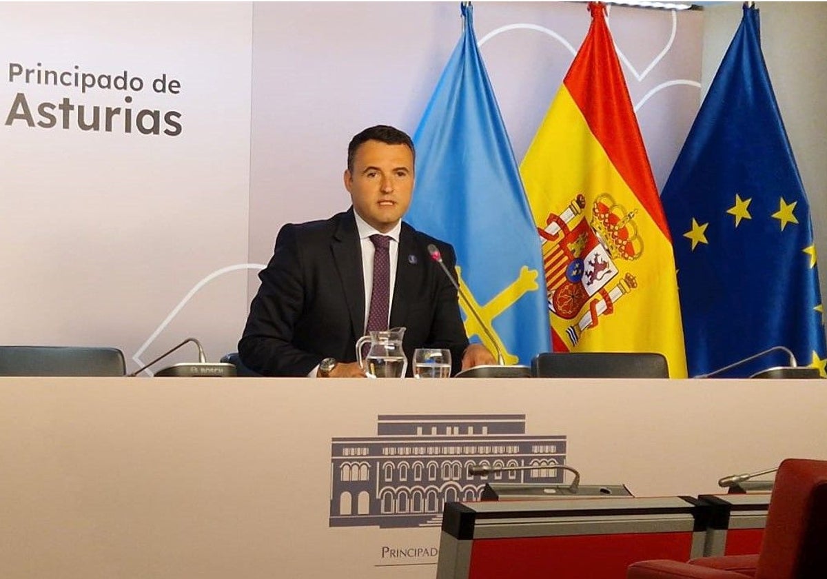 Guillermo Peláez, portavoz del Gobierno y consejero de Hacienda.