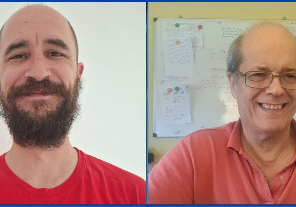 De izquierda a derecha, los investigadores Armando Caballero, del Centro de Investigación Mariña de la Universidade de Vigo; Carlos Köpke, de la empresa Plasma Labs Enterprises, y Enrique Santiago, del Departamento de Biología Funcional de la Universidad de Oviedo.