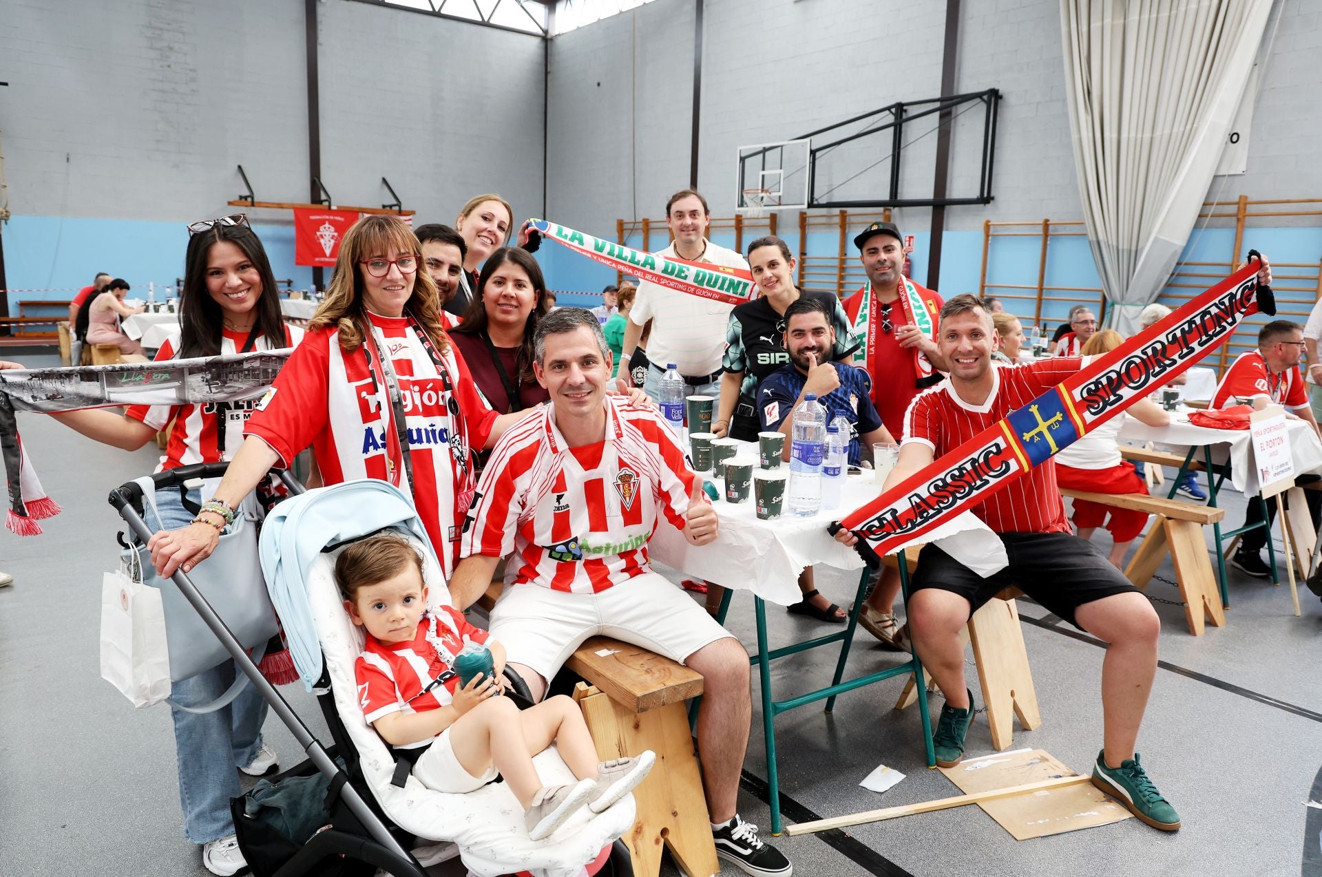 500 aficionados se suman en Llanera al Encuentro de Peñas del Sporting de Gijón